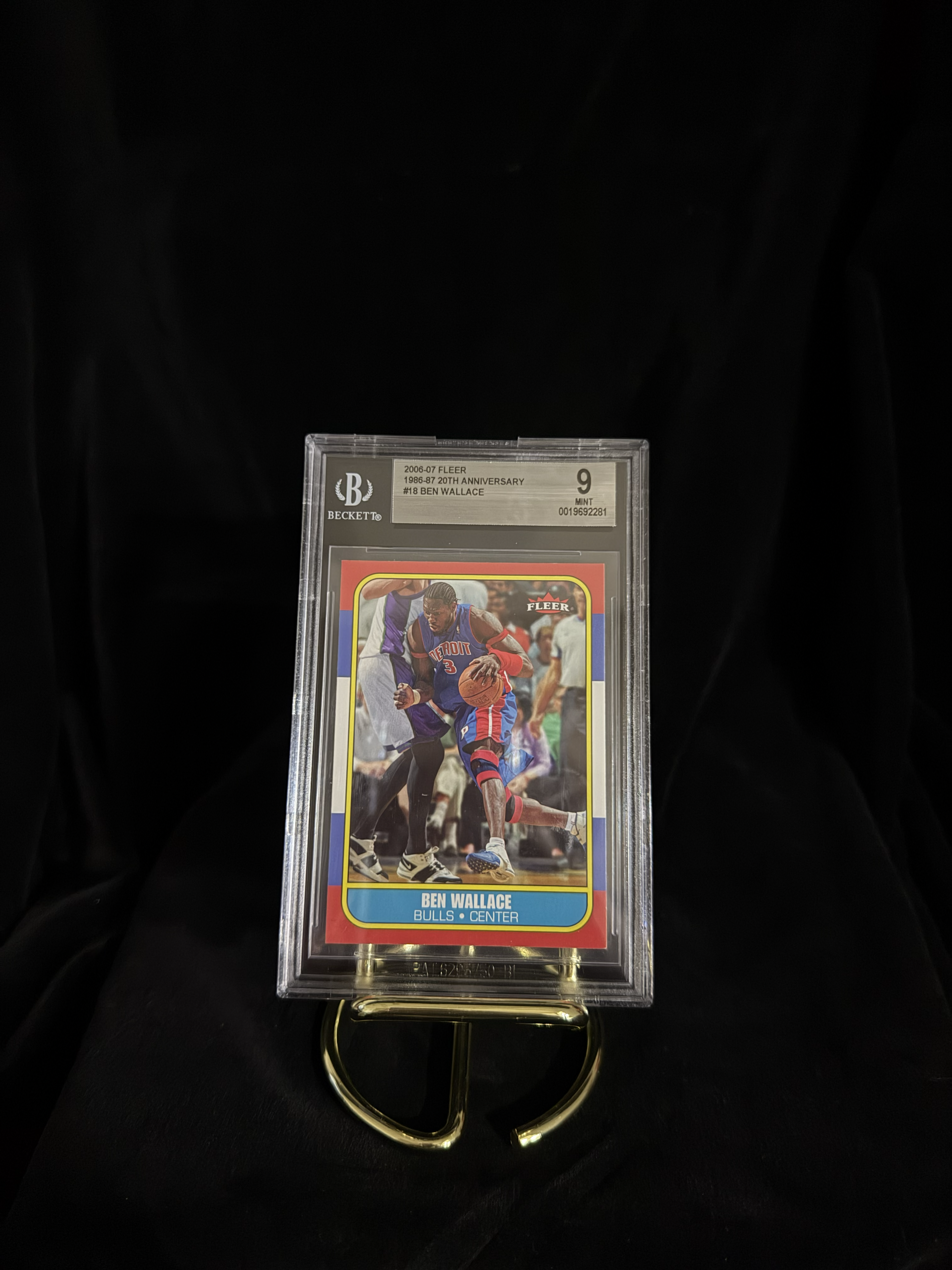 2006-07 Fleer 1986-87 20th Anniversary #18 Ben Wallace